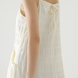 Offwhite Plume Dress