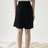 Black Pome Skort