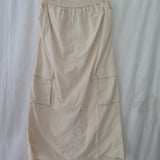 [DEFECT] Butterish Delft Maxi Cargo Skirt S,M,L