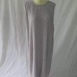 [DEFECT] Dusty Grey Carra Pleated Dress M,XL