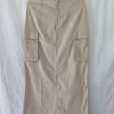 [DEFECT] Cream Gene Maxi Skirt S,M