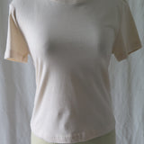 [DEFECT] Beige Basic Tee S