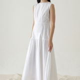 Spire dress in Offwhite