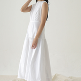 Spire dress in Offwhite