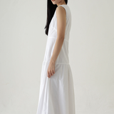 Spire dress in Offwhite