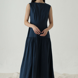 Spire dress in Midnight Blue