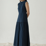 Spire dress in Midnight Blue