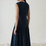 Spire dress in Midnight Blue