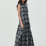 Spire Dress Flanel Dark Slate