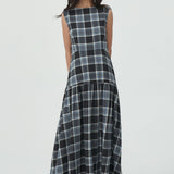 Spire Dress Flanel Dark Slate
