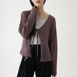 Mauve Wine Papillon Cardie