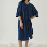 Brushed Blue Twine Dress