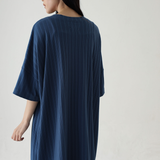 Brushed Blue Twine Dress