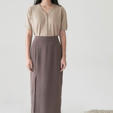 Caise Wood Skirt