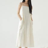 Offwhite Plume Dress