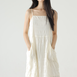 Offwhite Plume Dress