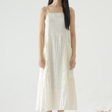 Offwhite Plume Dress