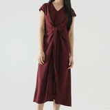 Burgundy Maunsell Dress