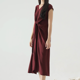 Burgundy Maunsell Dress