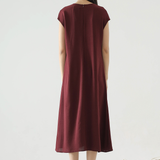 Burgundy Maunsell Dress