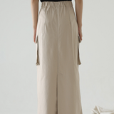 Cream Gene Maxi Skirt