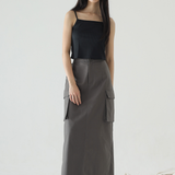 Charcoal Gene Maxi Skirt