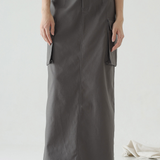 Charcoal Gene Maxi Skirt