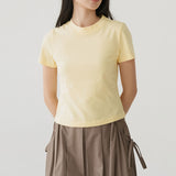 Yellow Basic Tee