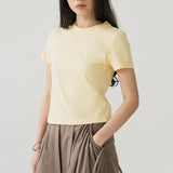 Yellow Basic Tee