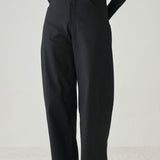 Black Barrel Pants