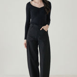 Black Barrel Pants