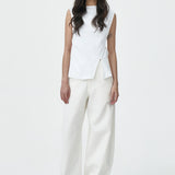 Offwhite Barrel Pants