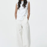 Offwhite Barrel Pants