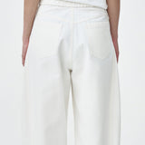 Offwhite Barrel Pants