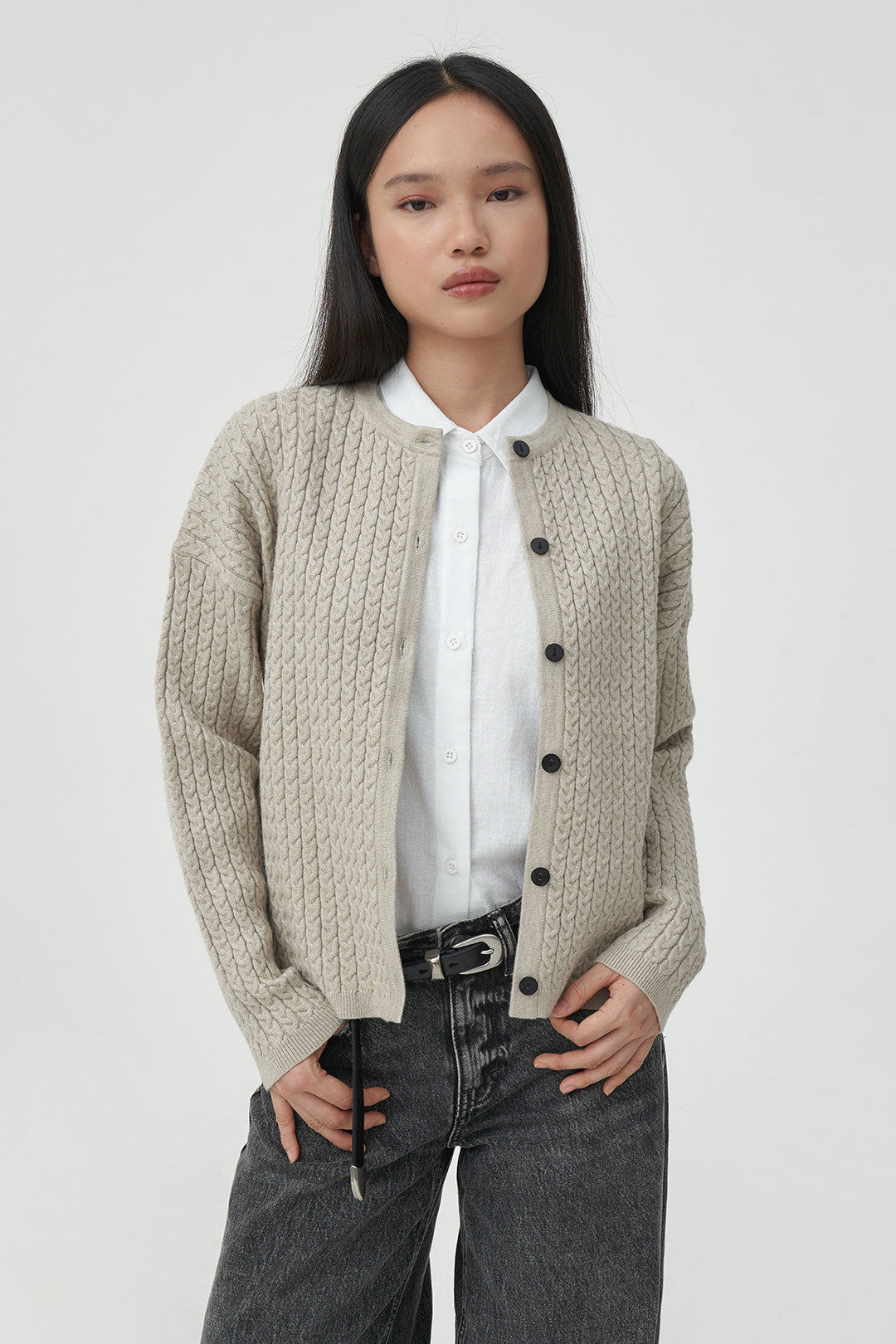 カーディガン SELECT kano knitting Long Cardigan Kano Cardigan – ELJAvenue