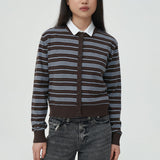 Blue Coffee Elmore Stripes