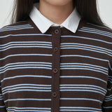 Blue Coffee Elmore Stripes