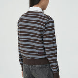 Blue Coffee Elmore Stripes