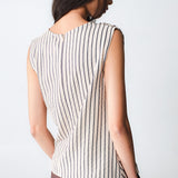 Beige Navy Sora
