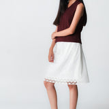 White Bloom Haera Skirt