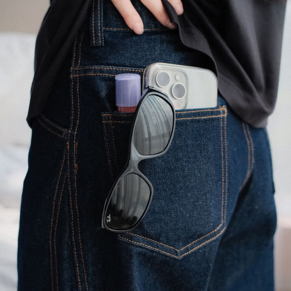 Denim Darkwash Barrel Pants
