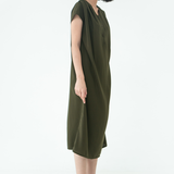 Olive Stroll Dress