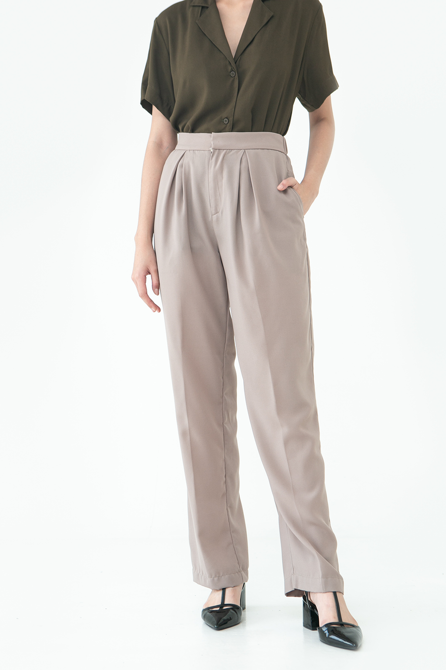 Taupe Zion Trousers