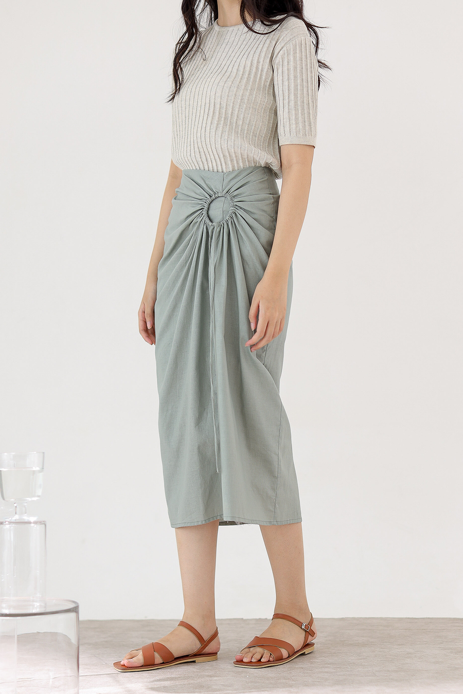 Salted Egg Burr Skirt