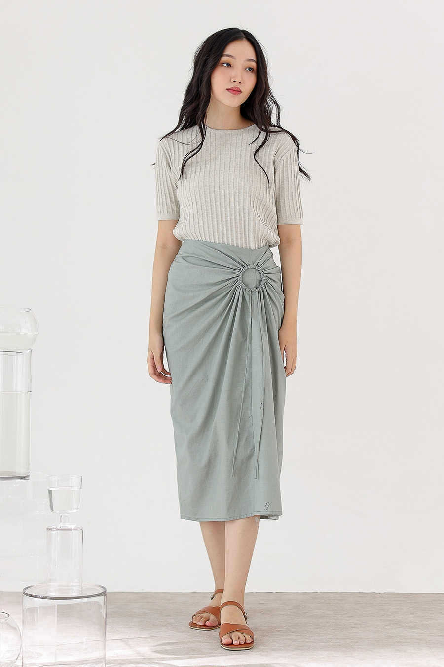 Salted Egg Burr Skirt