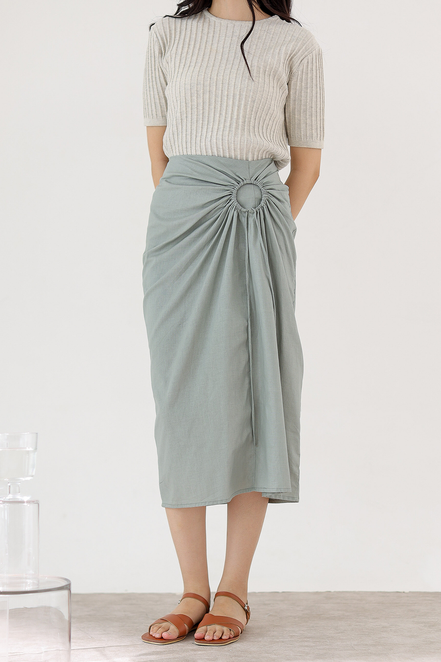 Salted Egg Burr Skirt