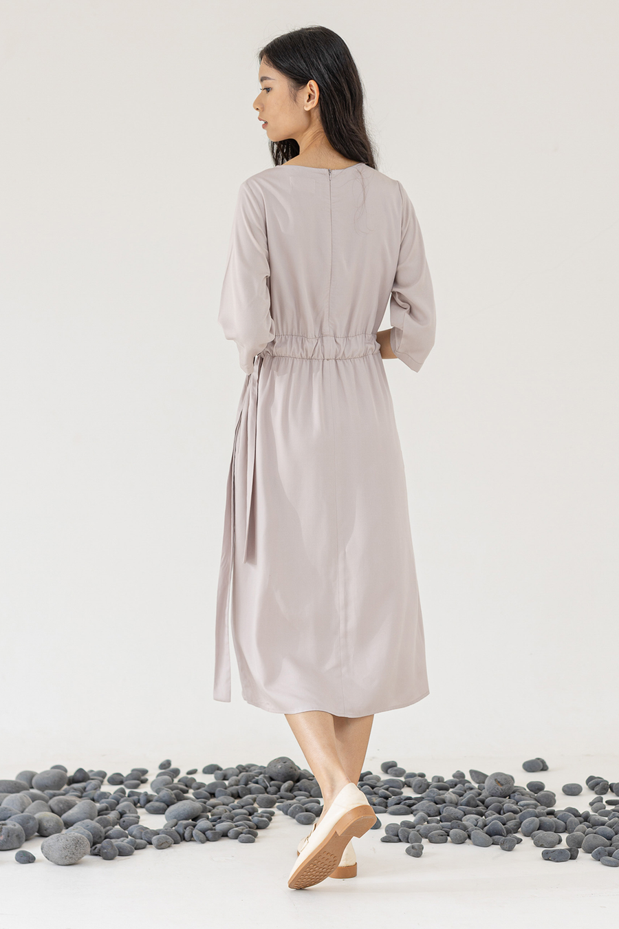Muted Blush Draw Dress