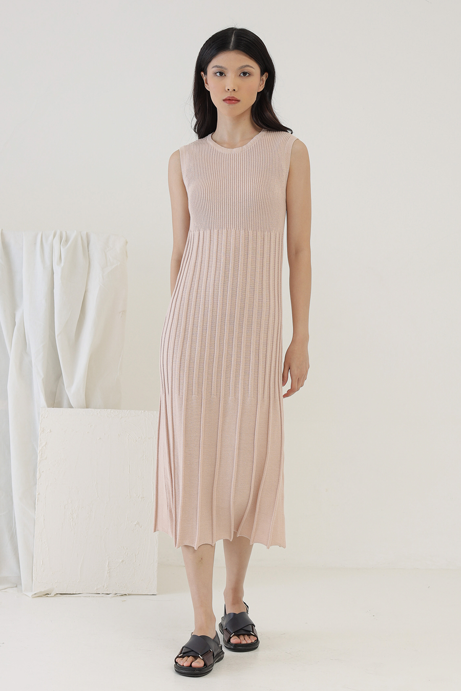 Lunar Dress in Rosewater