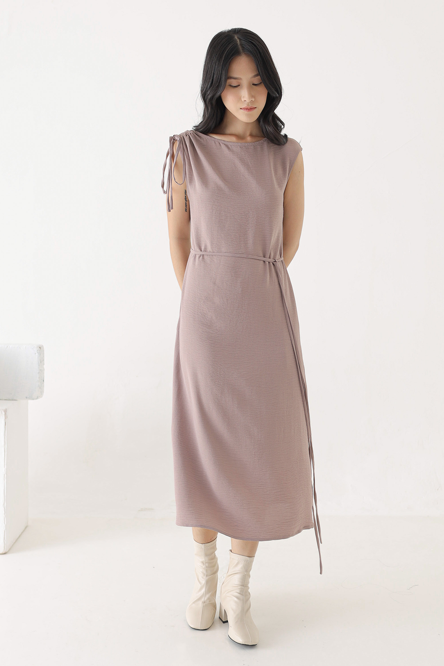 Prosper dress in Dusty Peony