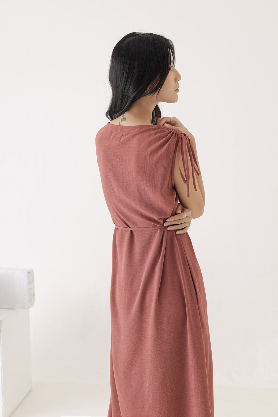 Prosper dress in Spiced apple